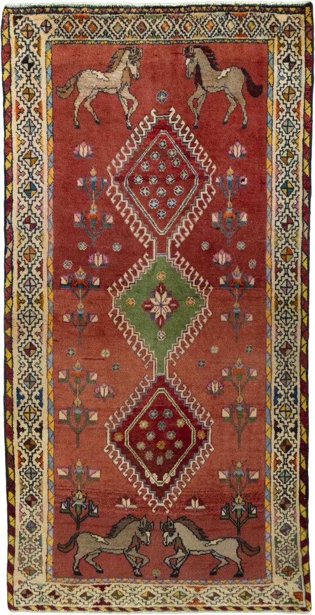 Persian Rug Persian Gabbeh Ghashghai 196x102 196x102, Persian Rug Knotted by hand
