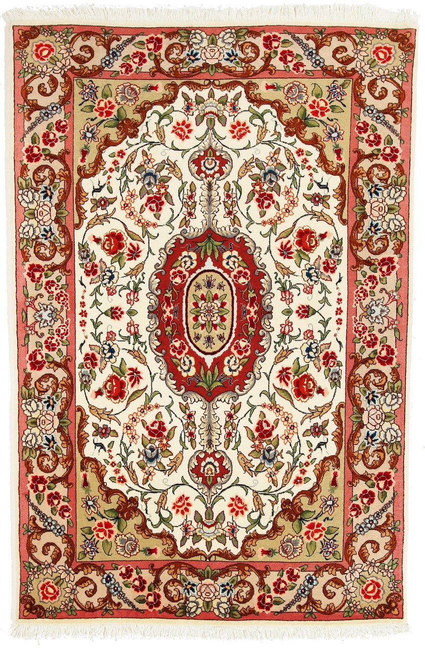 Persian Rug Tabriz 60Raj 154x101 154x101, Persian Rug Knotted by hand