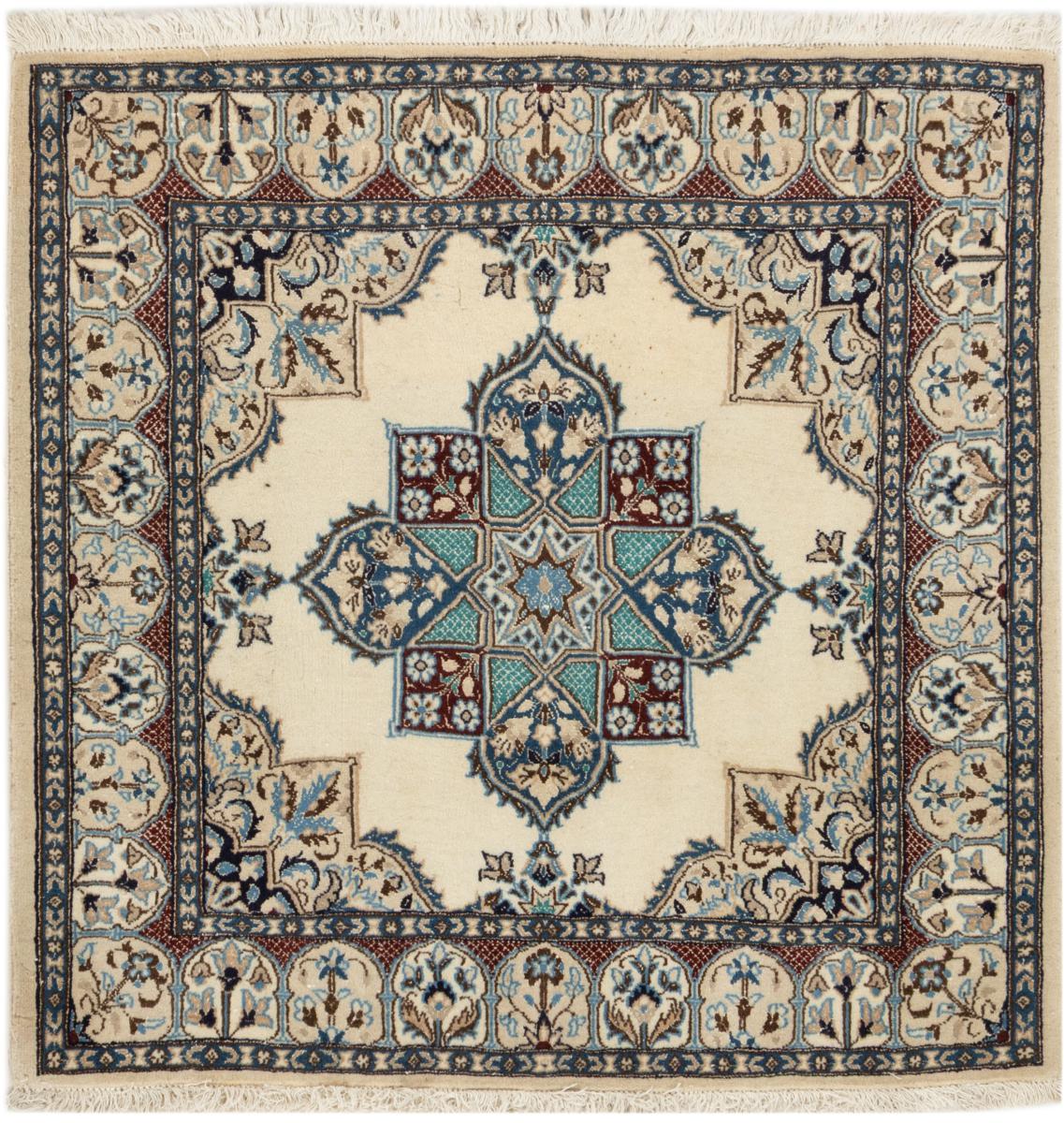Persian Rug Nain 98x98 98x98, Persian Rug Knotted by hand