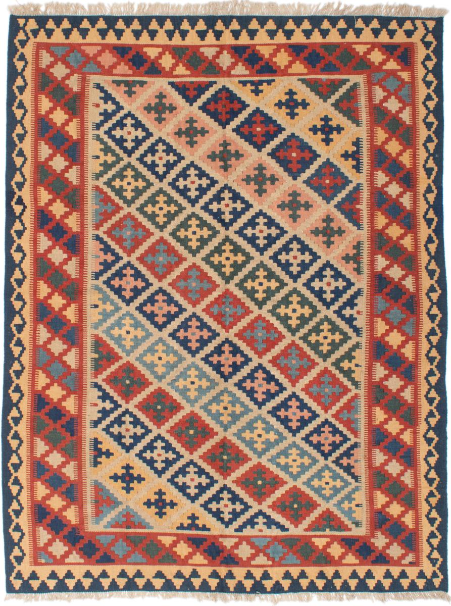 Tapete persa Kilim Fars 222x163 222x163, Tapete persa Tecido à mão