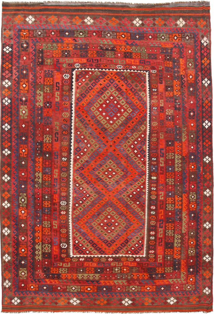 Afghan rug Kilim Afghan Antique 381x262 381x262, Persian Rug Woven by hand