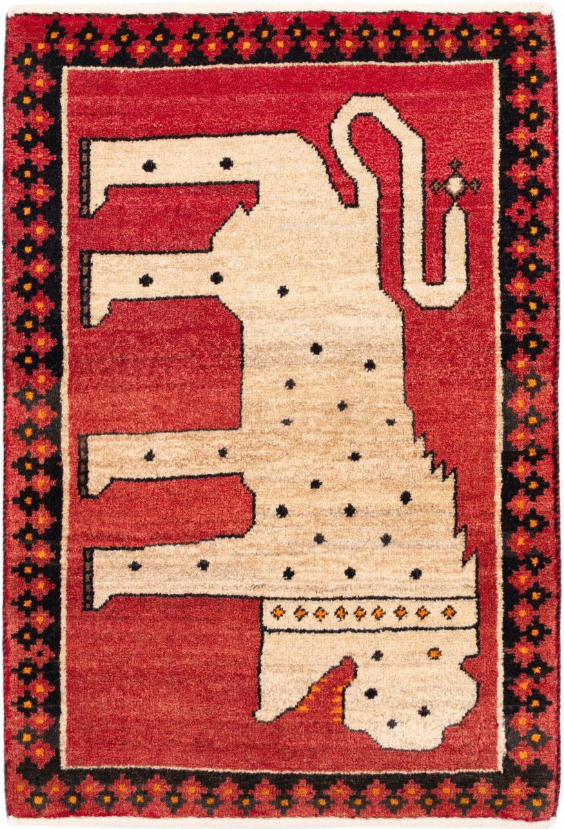 Tapis persan Persan Gabbeh 88x61 88x61, Tapis persan Noué à la main