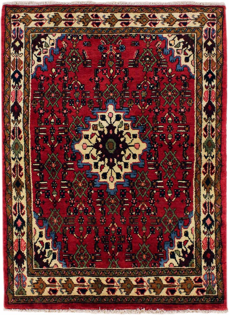 Persisk tæppe Hamadan 142x99 142x99, Persisk tæppe Knyttet i hånden