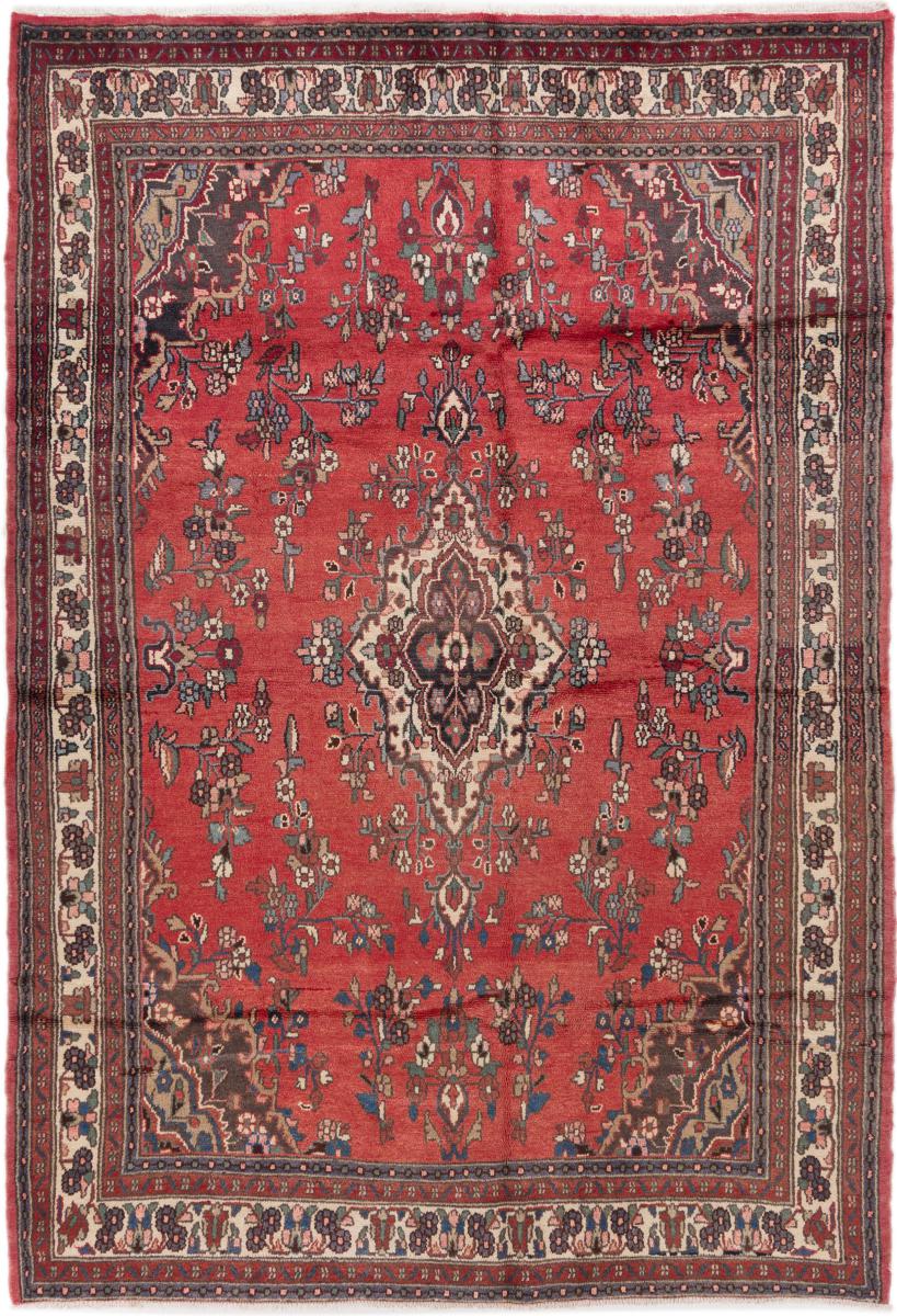 Tapis persan Hamadan Bibikabad 315x215 315x215, Tapis persan Noué à la main