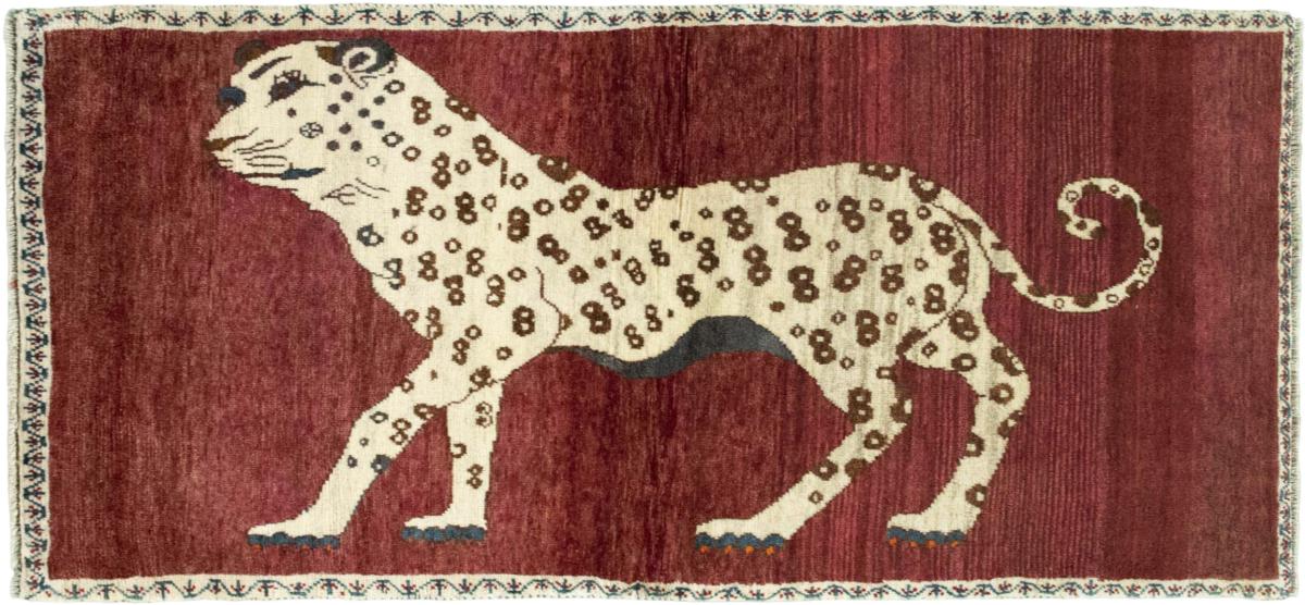 Tapis persan Persan Gabbeh Ghashghai 178x82 178x82, Tapis persan Noué à la main