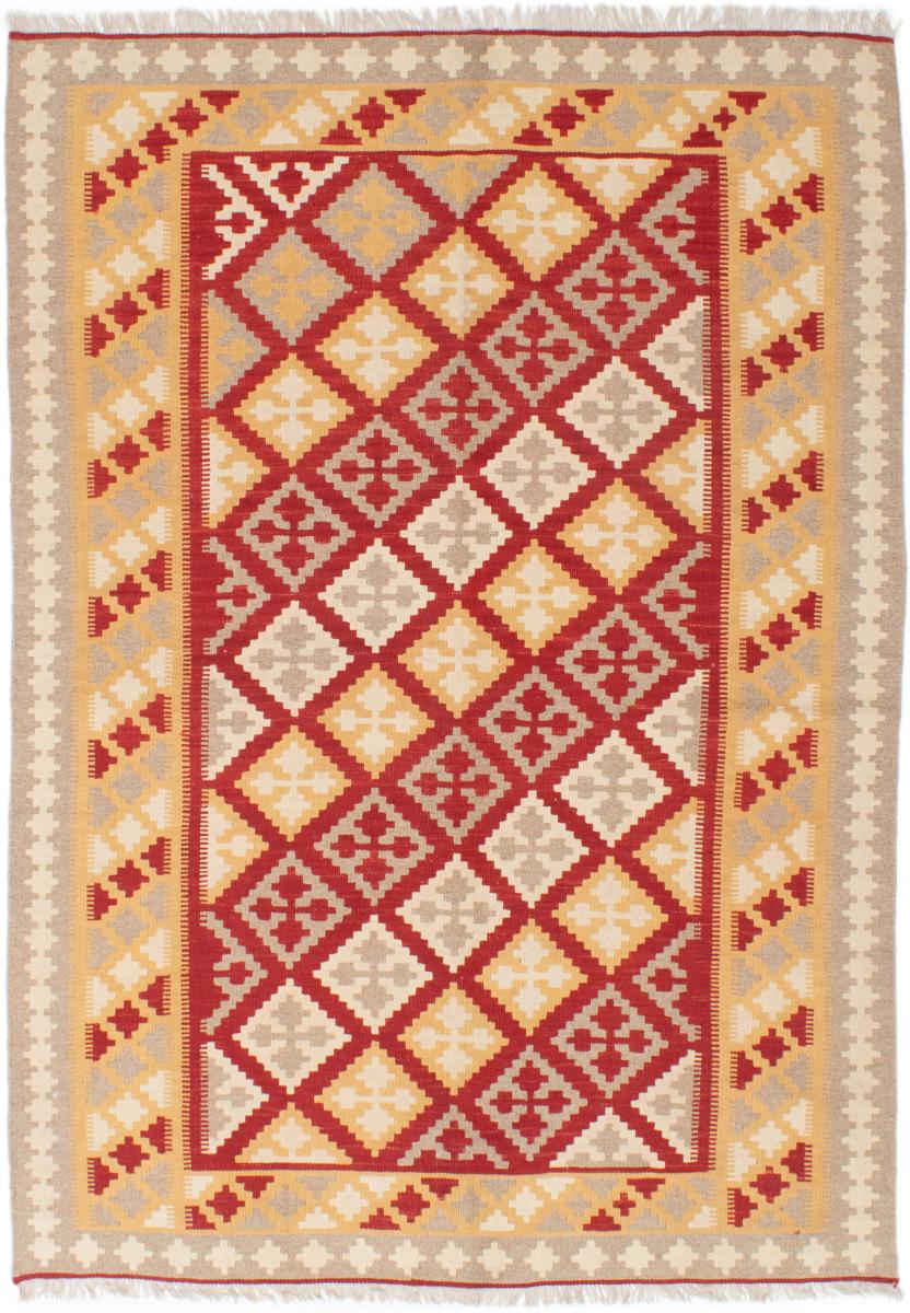 Tapete persa Kilim Fars 217x152 217x152, Tapete persa Tecido à mão