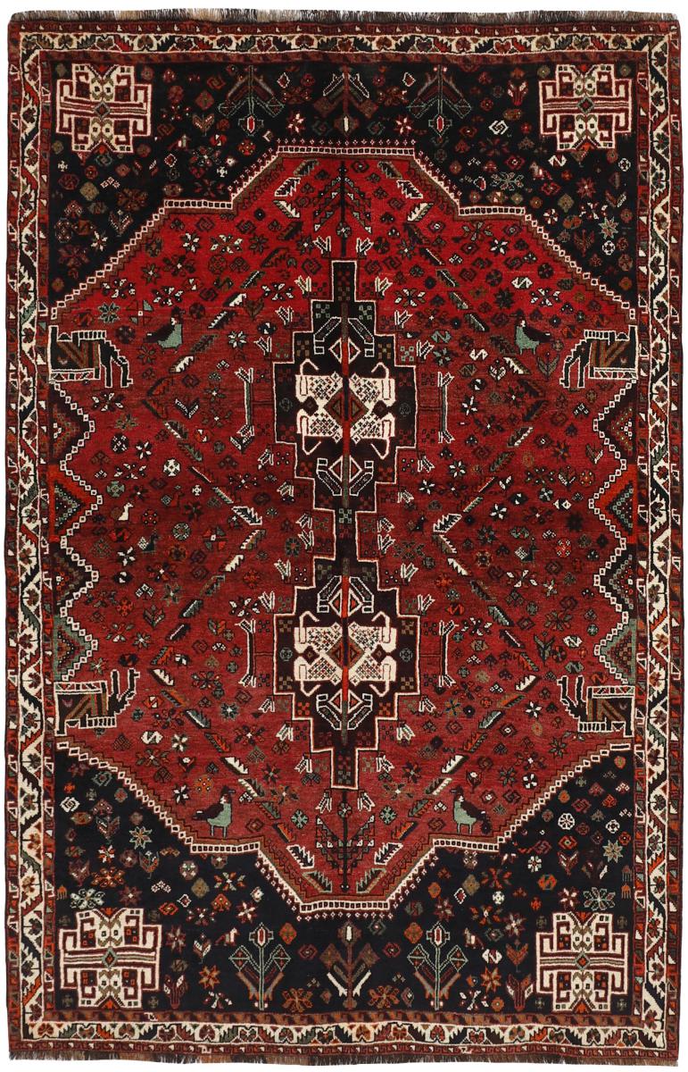 Perserteppich Ghashghai 257x169 257x169, Perserteppich Handgeknüpft