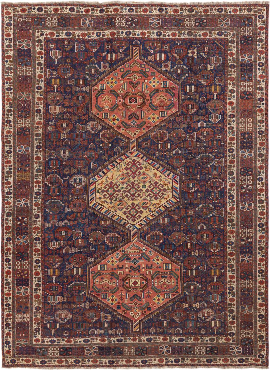 Persian Rug Ghashghai Old 335x245 335x245, Persian Rug Knotted by hand