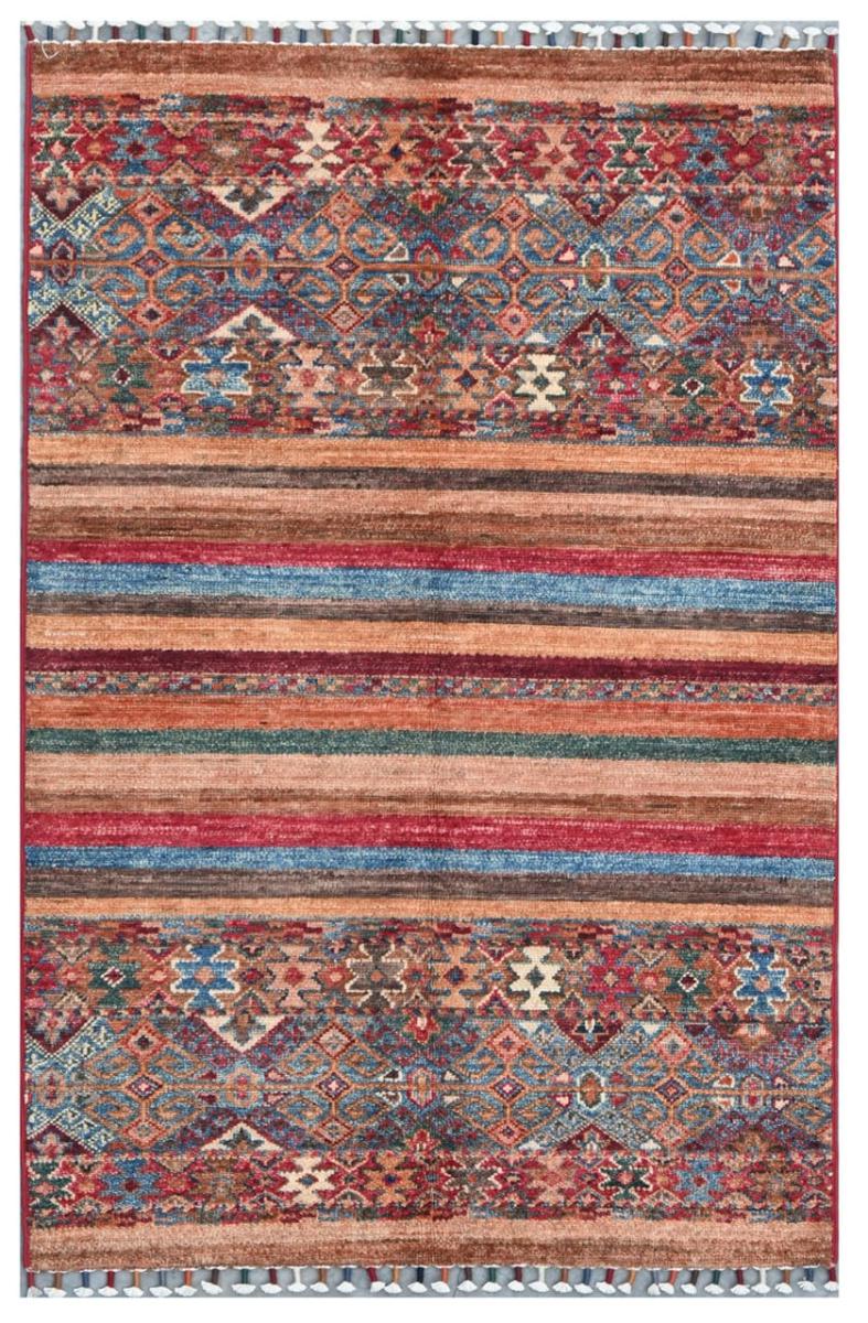 Αφγανικό χαλί Arijana Shaal 129x80 129x80, Περσικό χαλί Οι κόμποι έγιναν με το χέρι