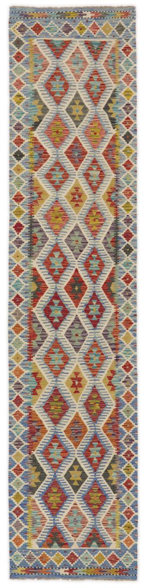 Tappeto Afgano Kilim Afghan 394x89 394x89, Tappeto persiano Tessuto a mano