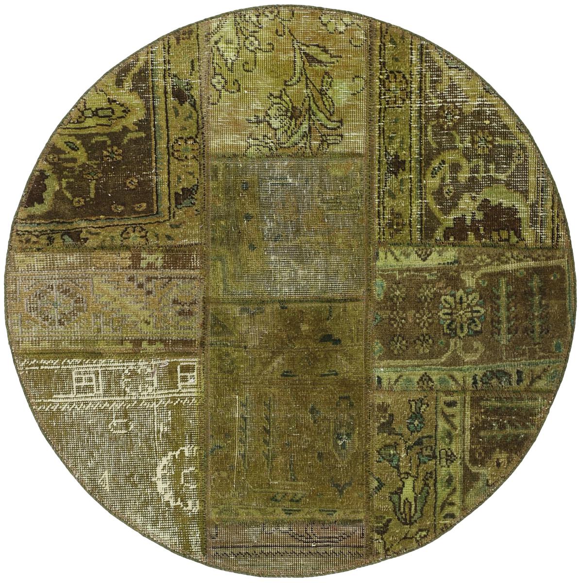 Dywan perski Patchwork 99x99 99x99, Dywan perski Ręcznie tkane