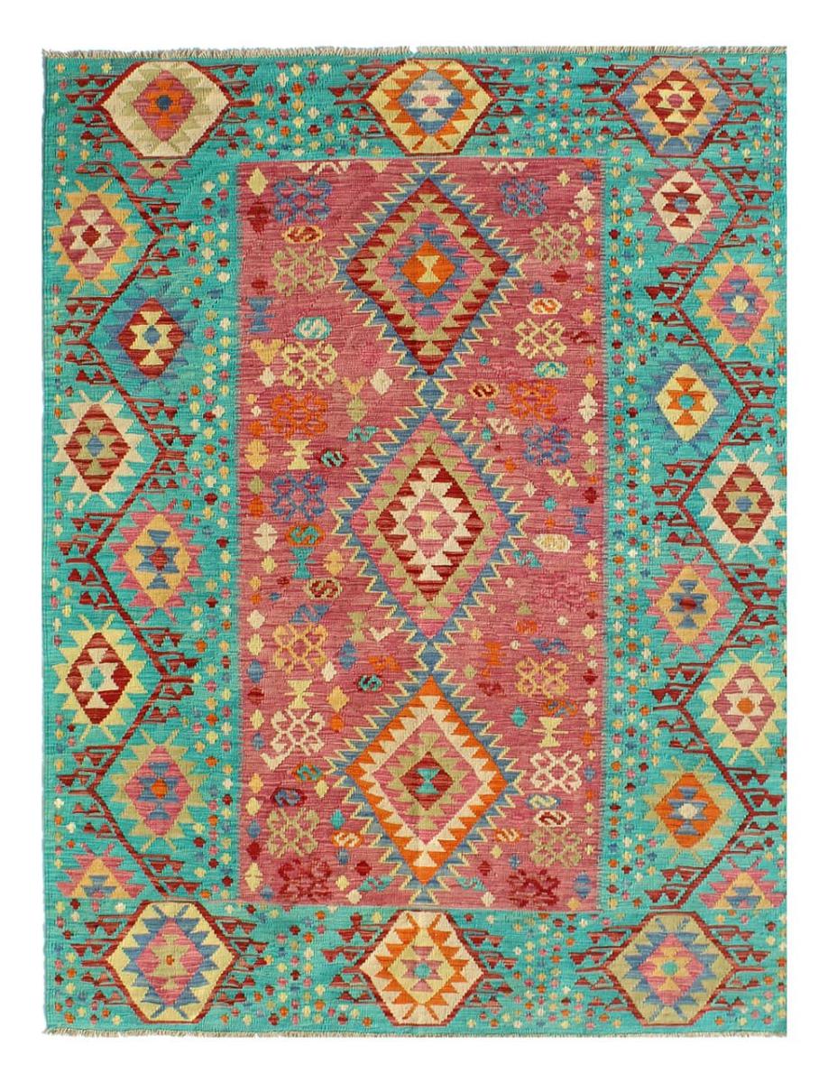 Afghan rug Kilim Afghan 9'7"x6'6" 9'7"x6'6", Persian Rug Woven by hand