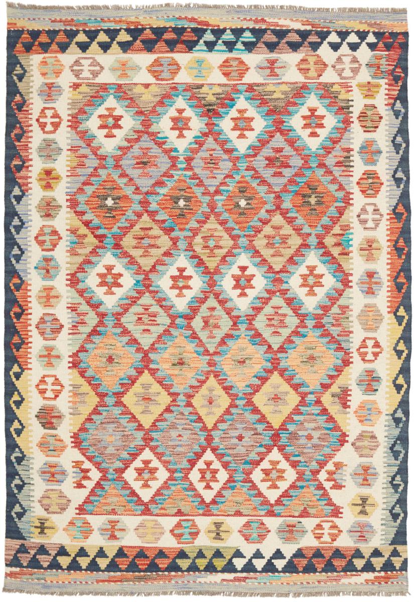 Tappeto Afgano Kilim Afghan 190x135 190x135, Tappeto persiano Tessuto a mano