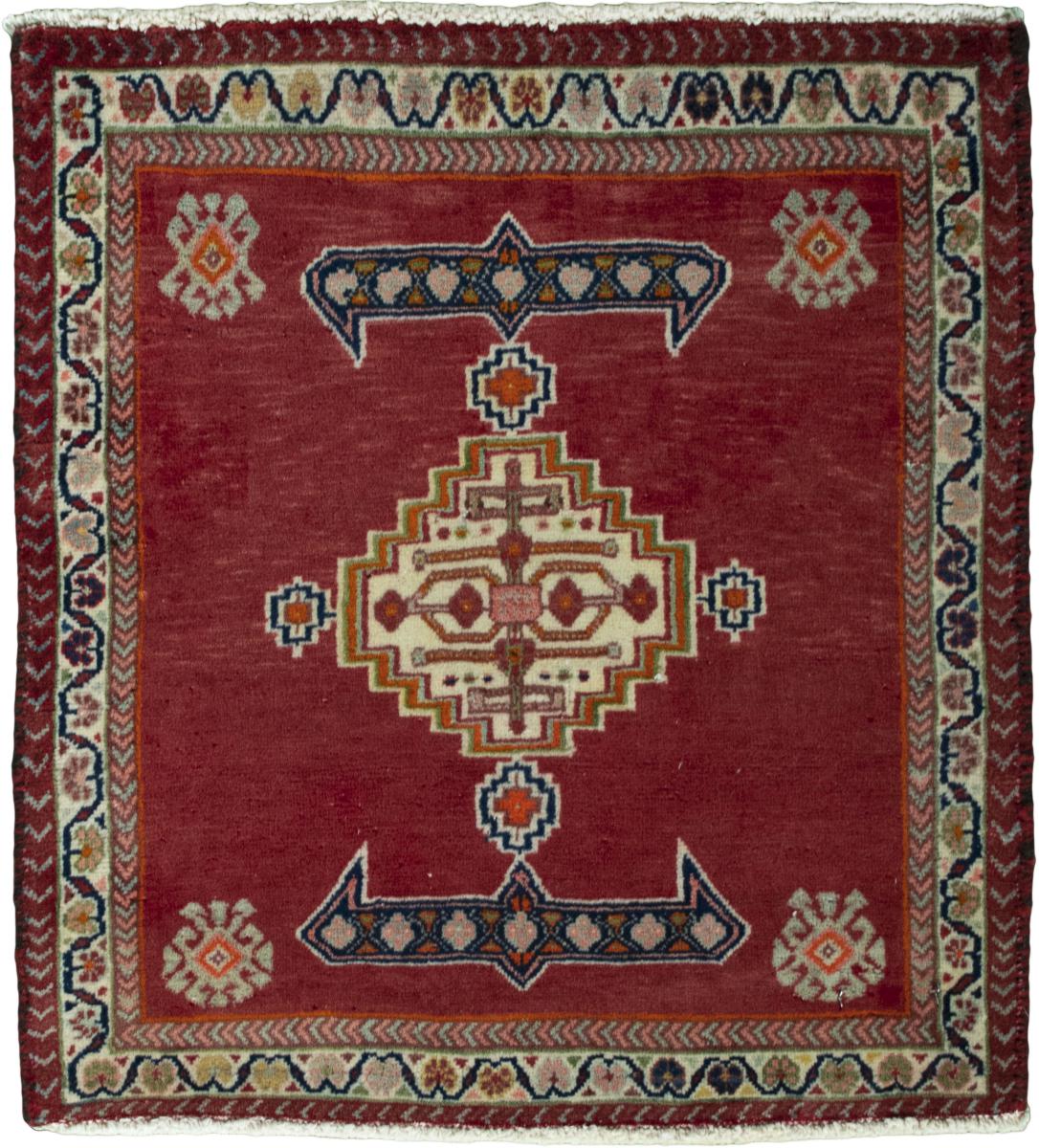 Persian Rug Shiraz 64x57 64x57, Persian Rug Knotted by hand