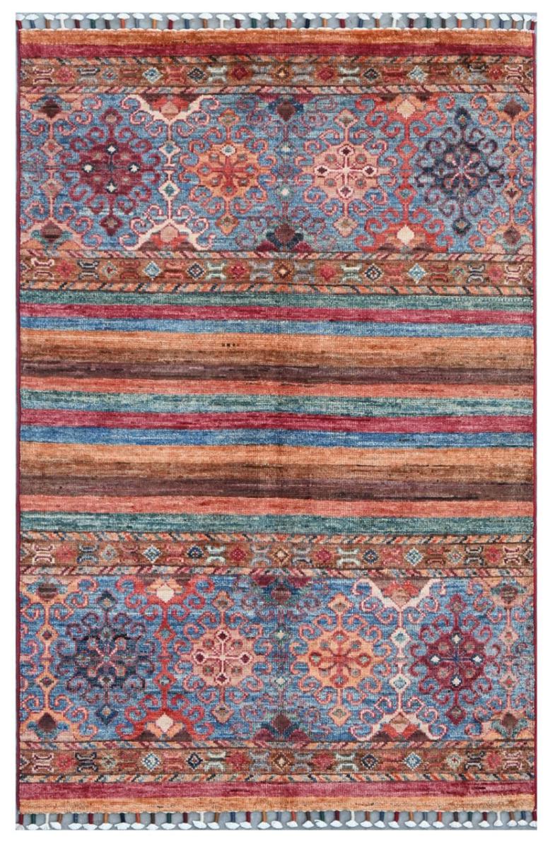 Afganistan-matto Arijana Shaal 130x83 130x83, Persialainen matto Solmittu käsin