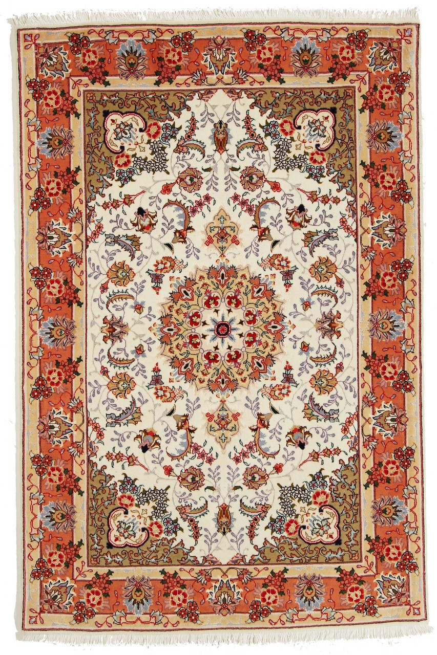 Perzisch tapijt Tabriz 50Raj 152x100 152x100, Perzisch tapijt Handgeknoopte