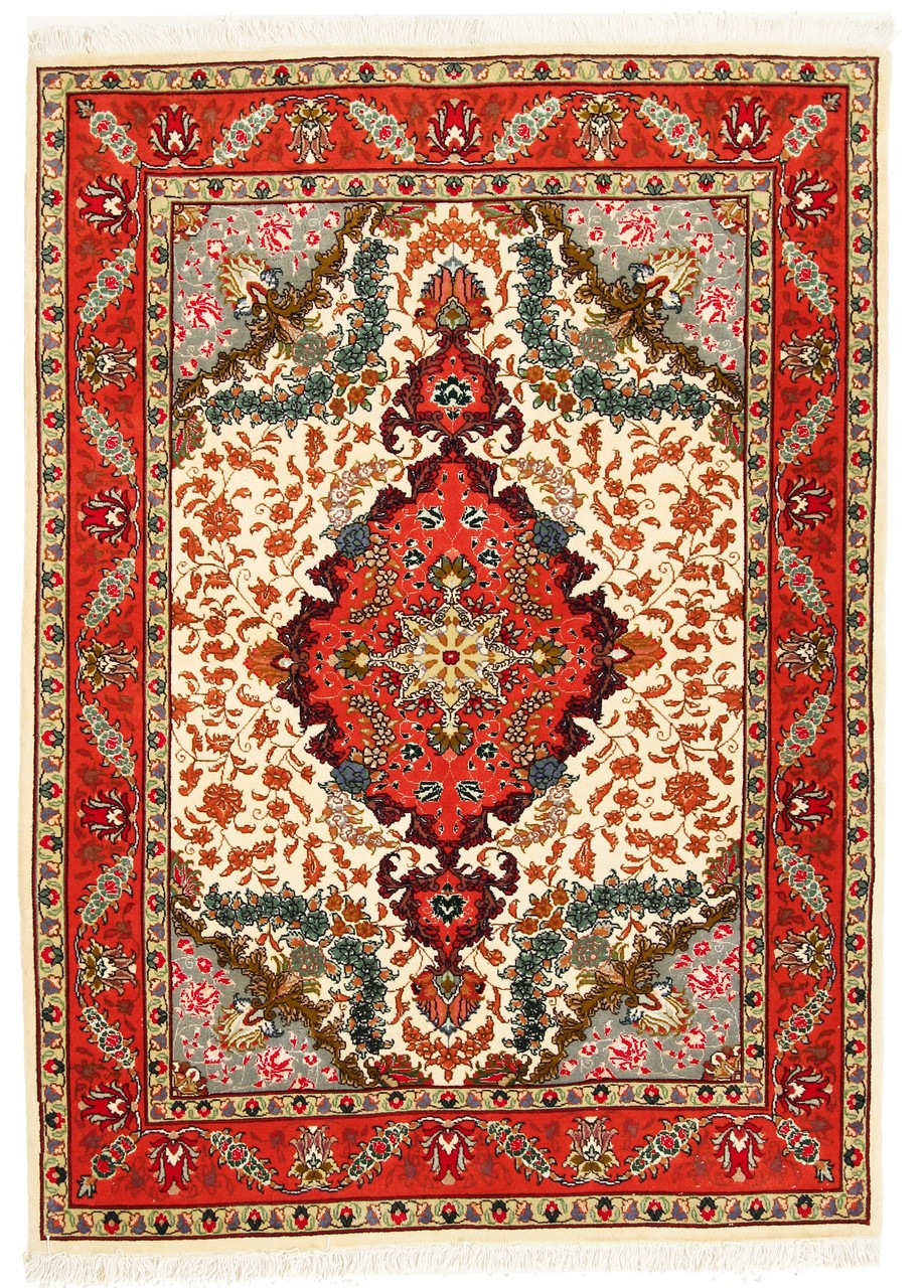 Perzisch tapijt Tabriz 50Raj 148x100 148x100, Perzisch tapijt Handgeknoopte