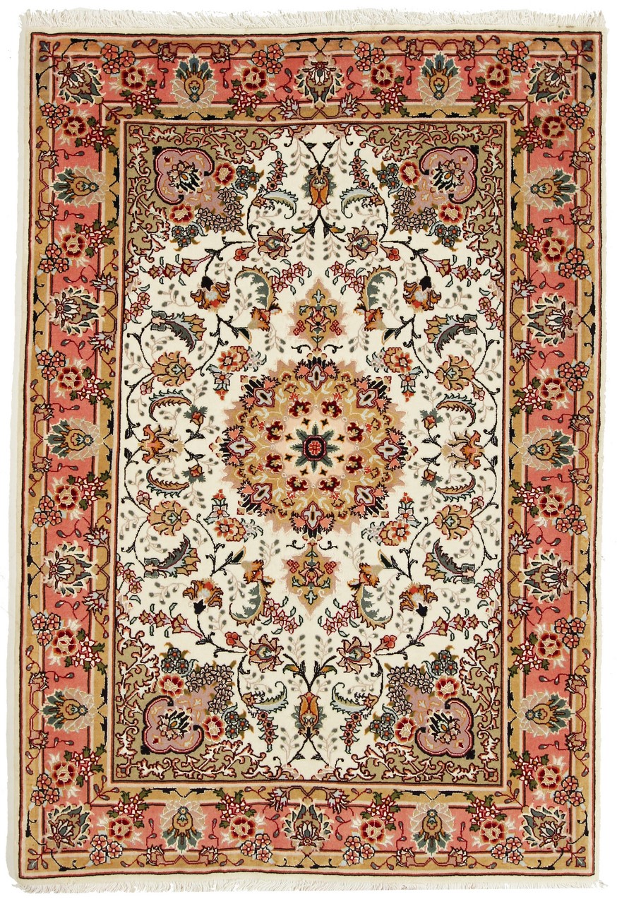 Perzisch tapijt Tabriz 50Raj 150x102 150x102, Perzisch tapijt Handgeknoopte