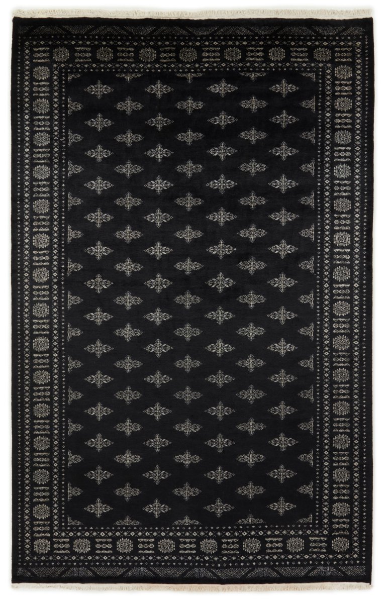 Pakistani rug Pakistan Buchara 2ply 10'6"x6'9" 10'6"x6'9", Persian rug Hand-knotted