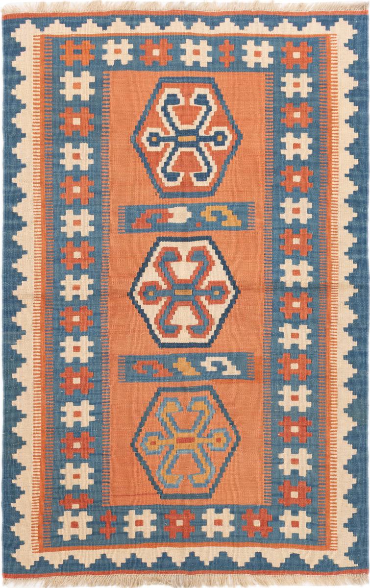 Perzisch tapijt Kilim Fars 132x87 132x87, Perzisch tapijt Handgeweven