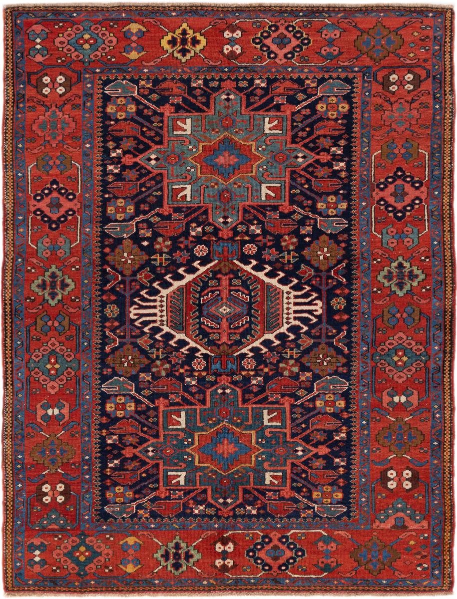 Tapis persan Gharadjeh 193x149 193x149, Tapis persan Noué à la main