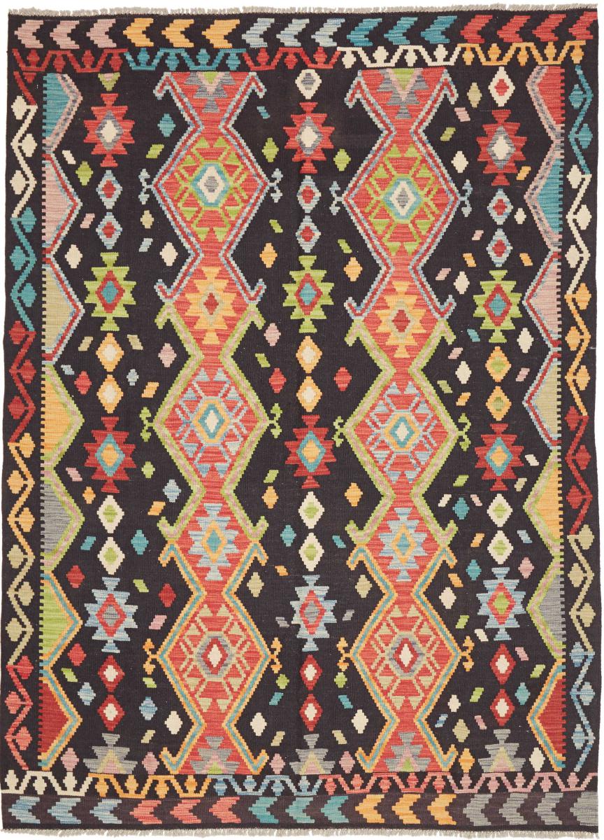 Afghan rug Kilim Afghan 233x169 233x169, Persian Rug Woven by hand