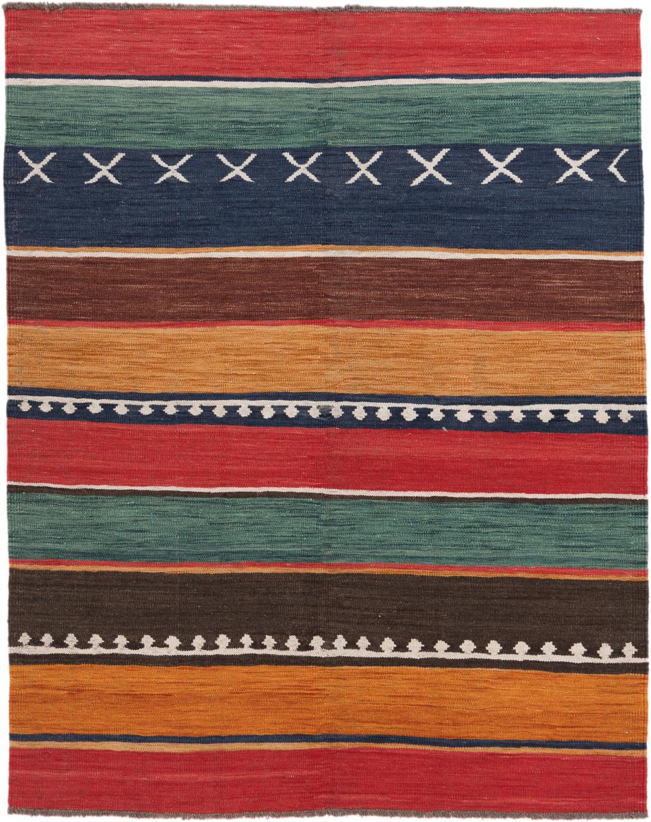 Tapis afghan Kilim Afghan Heritage 201x162 201x162, Tapis persan Tissé à la main