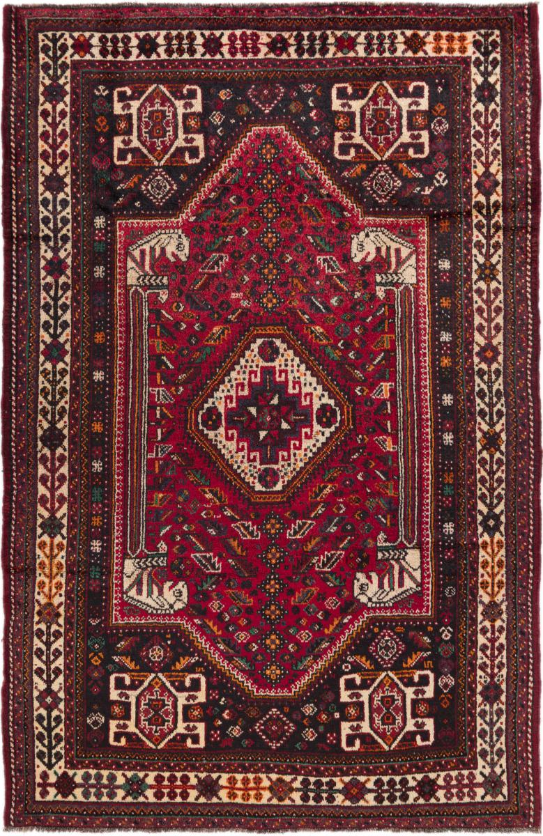 Alfombra persa Shiraz 267x168 267x168, Alfombra persa Anudado a mano