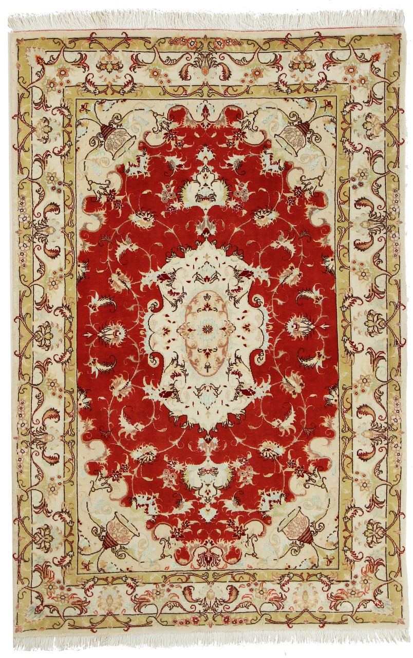 Perzisch tapijt Tabriz 50Raj 152x100 152x100, Perzisch tapijt Handgeknoopte