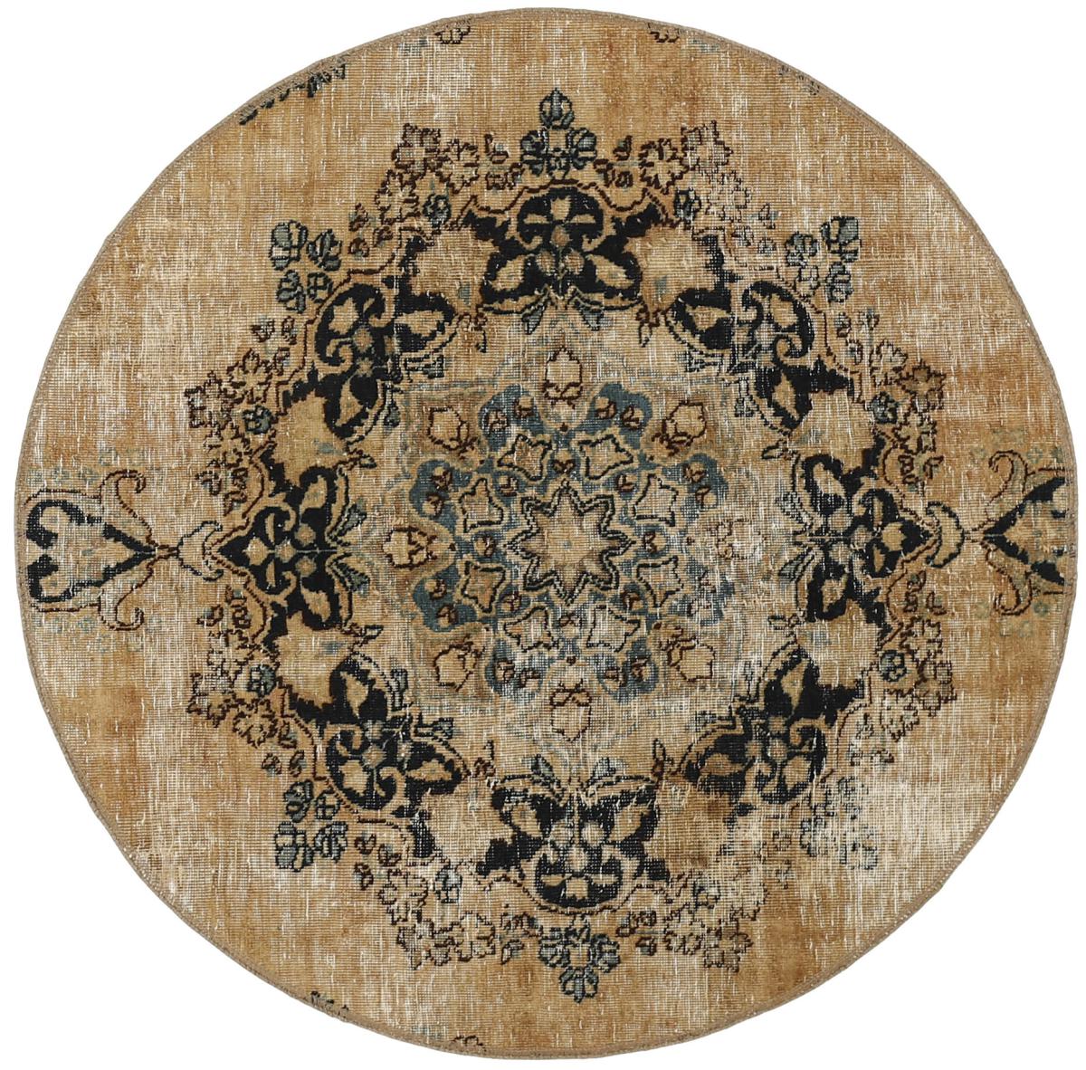 Persian Rug Vintage Royal 119x119 119x119, Persian Rug Knotted by hand