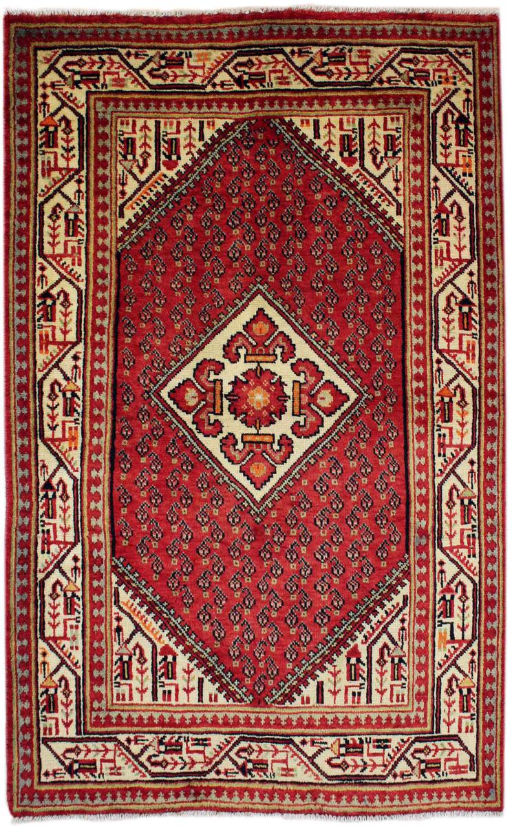 Persisk tæppe Sarough Mir Boteh 167x108 167x108, Persisk tæppe Knyttet i hånden