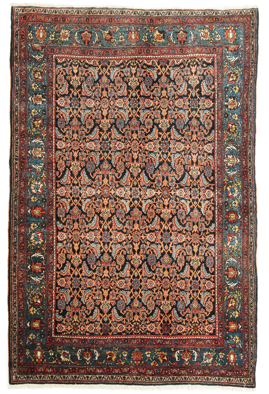 Perzisch tapijt Bidjar Antiek 194x127 194x127, Perzisch tapijt Handgeknoopte