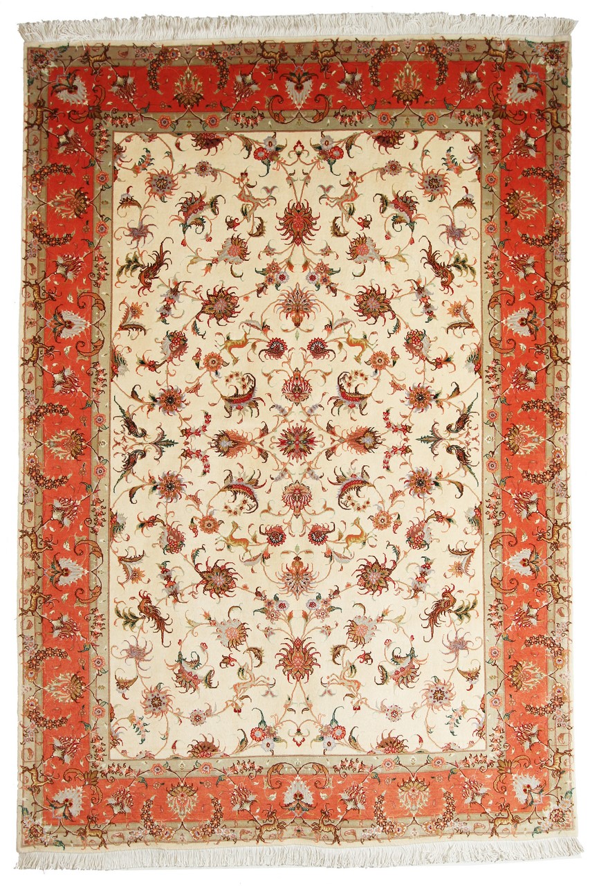 Perzisch tapijt Tabriz 50Raj 247x168 247x168, Perzisch tapijt Handgeknoopte