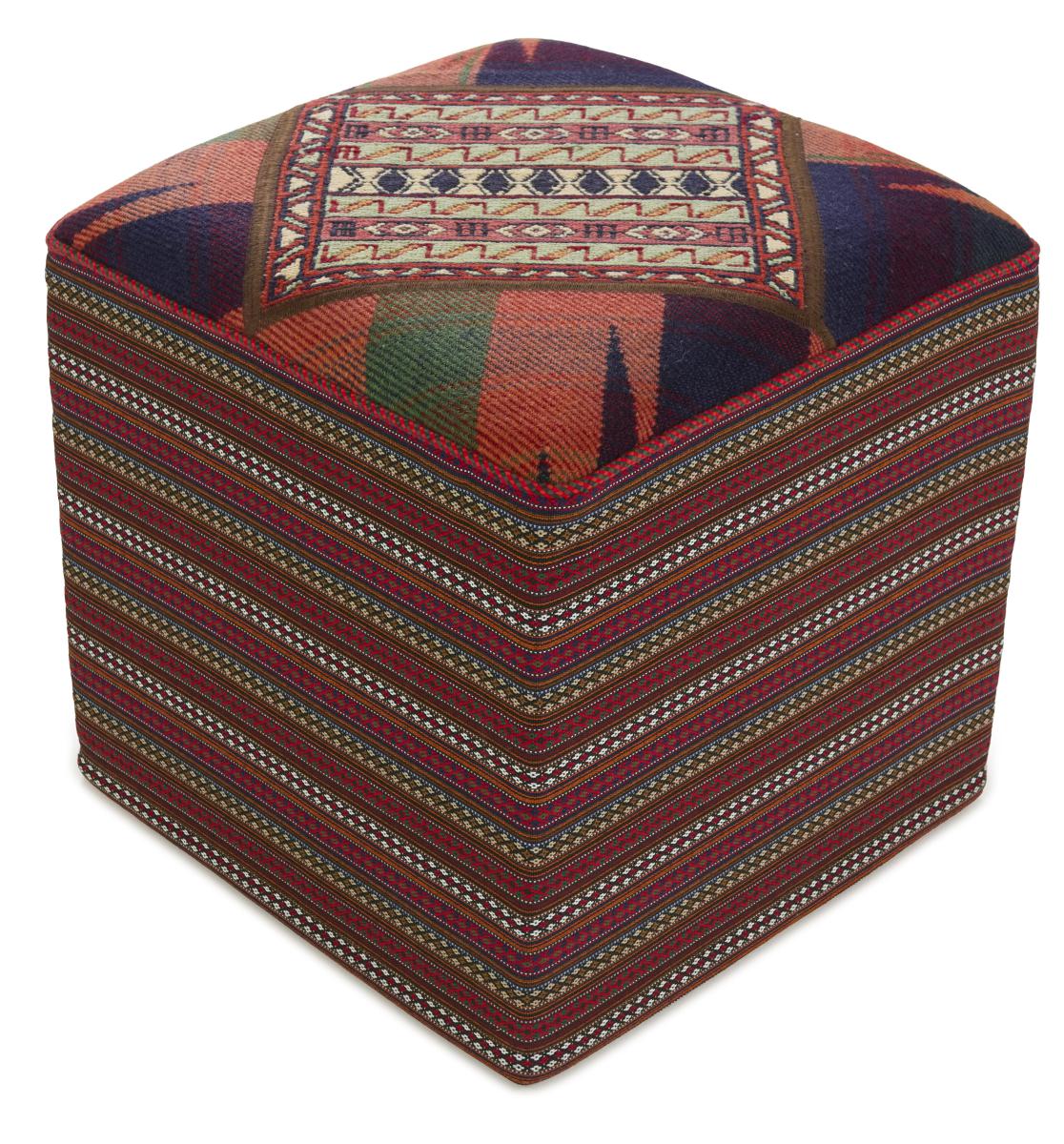 Tappeto persiano Kilim Sitz Hocker 44x44 44x44, Tappeto persiano Annodato a mano