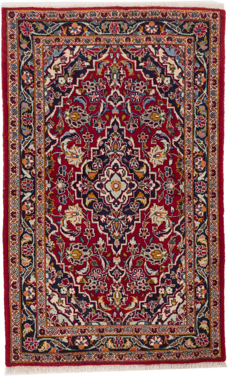 Tapis persan Kashan 157x98 157x98, Tapis persan Noué à la main