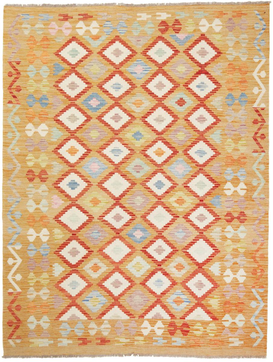 Tapete afegão Kilim Afegão 200x151 200x151, Tapete persa Tecido à mão