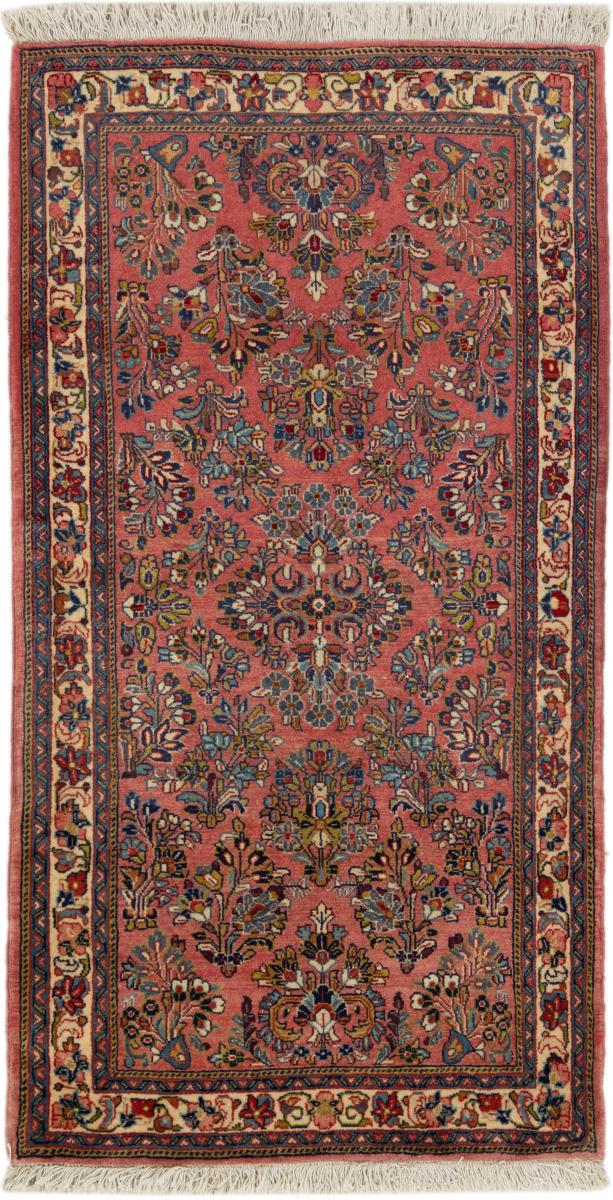 Tappeto persiano Saruk 132x71 132x71, Tappeto persiano Annodato a mano