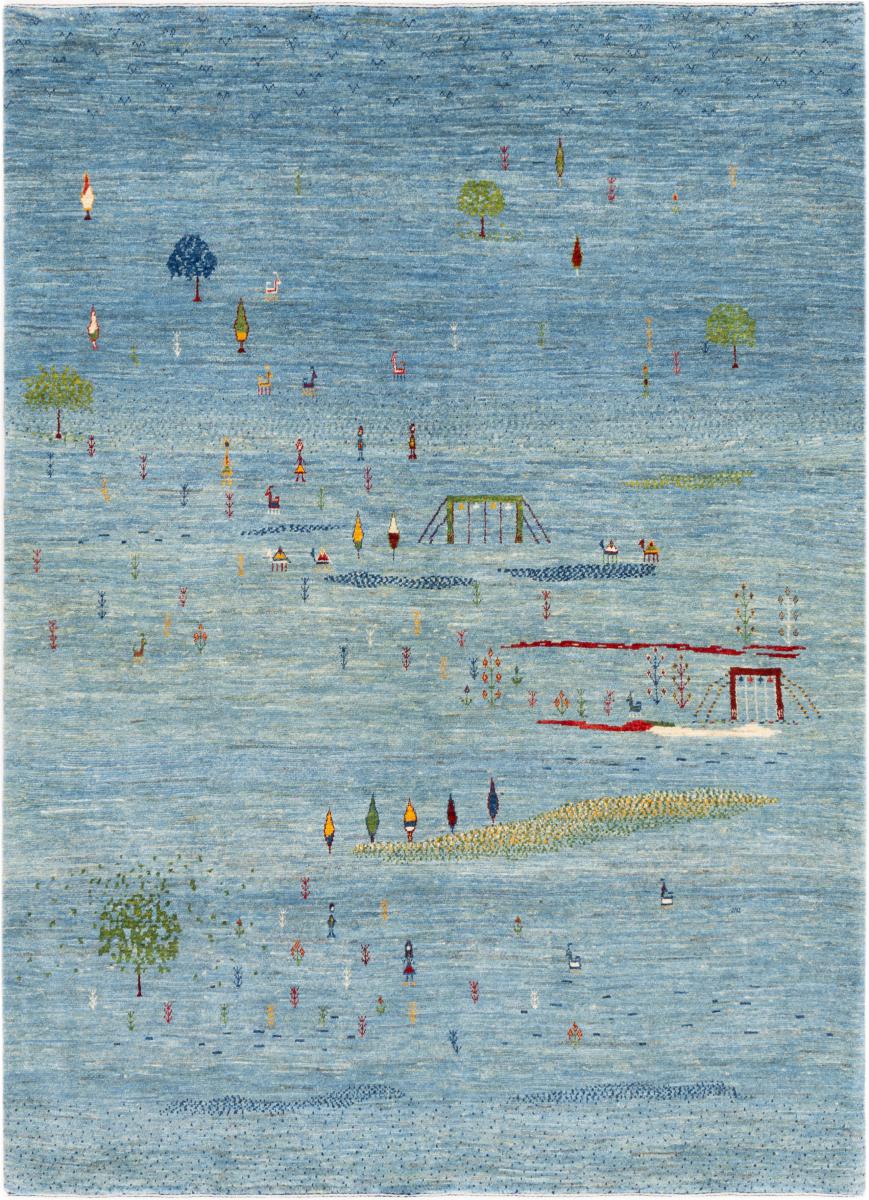 Tapis persan Persan Gabbeh Kashkuli Edition 232x169 232x169, Tapis persan Noué à la main