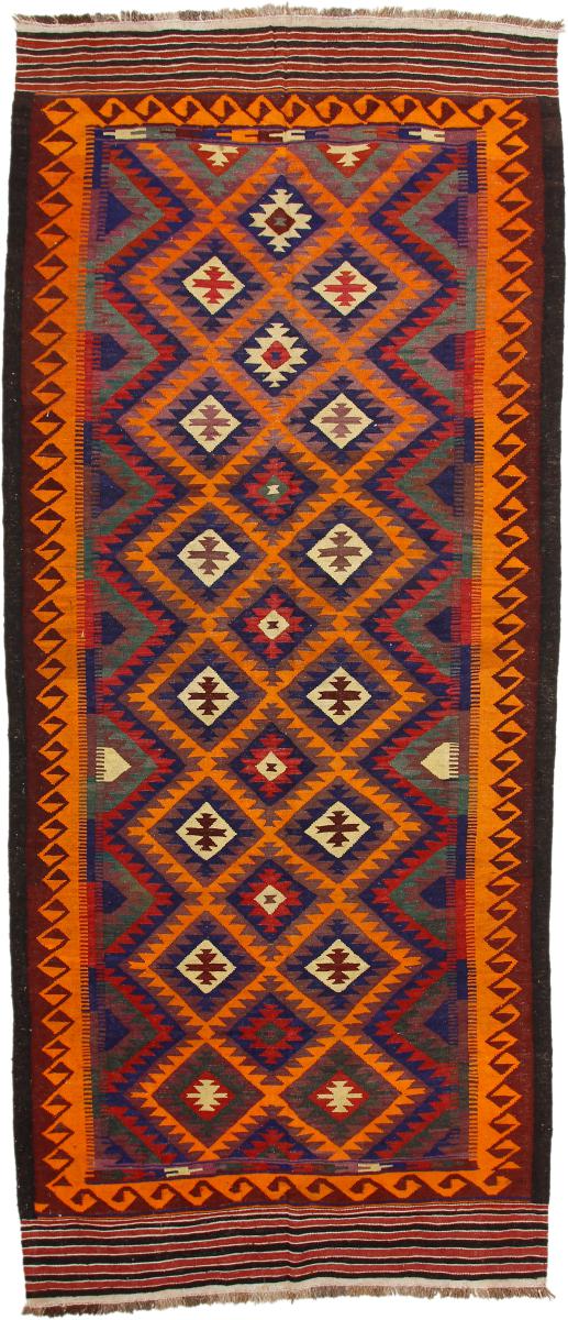 Afghaans tapijt Kilim Afghan Antiek 401x170 401x170, Perzisch tapijt Handgeweven