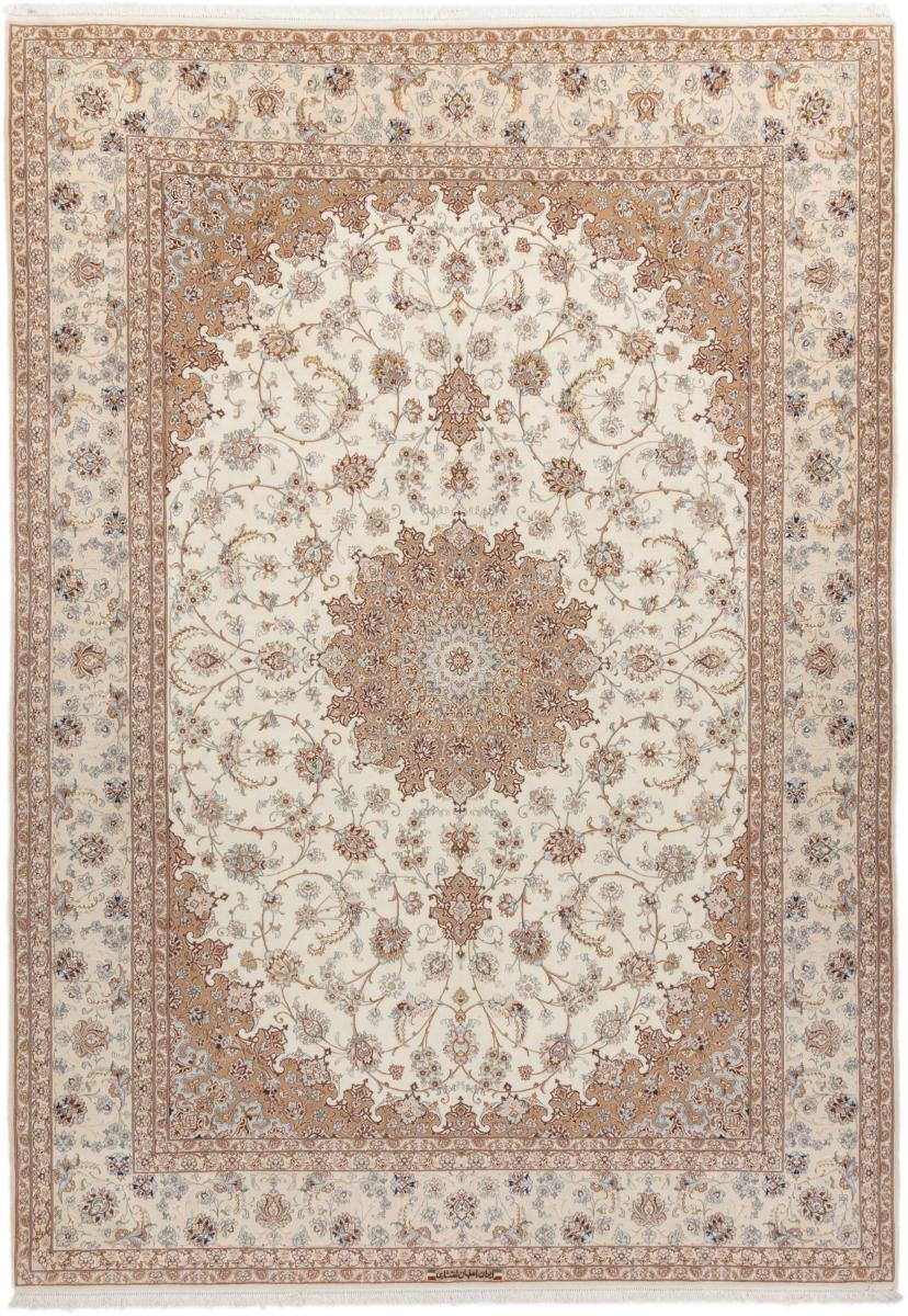 Persian Rug Isfahan Silk Warp 387x254 387x254, Persian Rug Knotted by hand