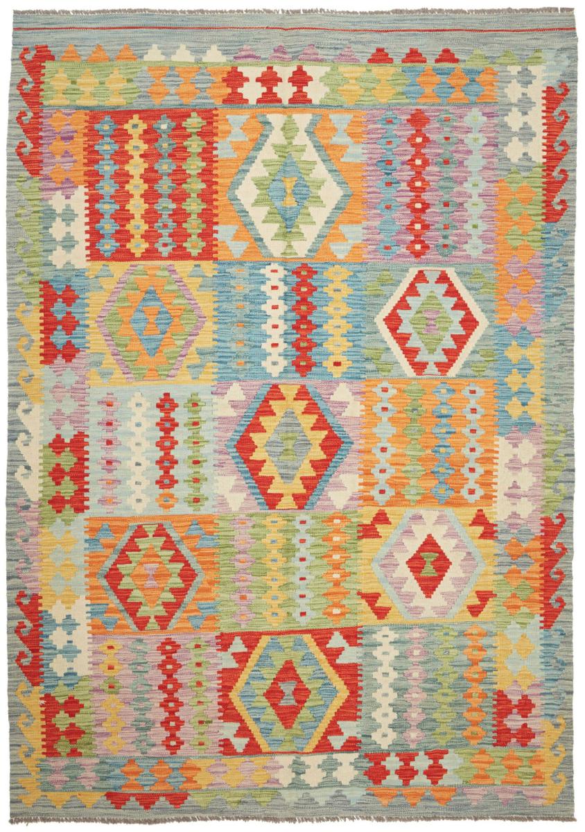 Tapete afegão Kilim Afegão 246x171 246x171, Tapete persa Tecido à mão