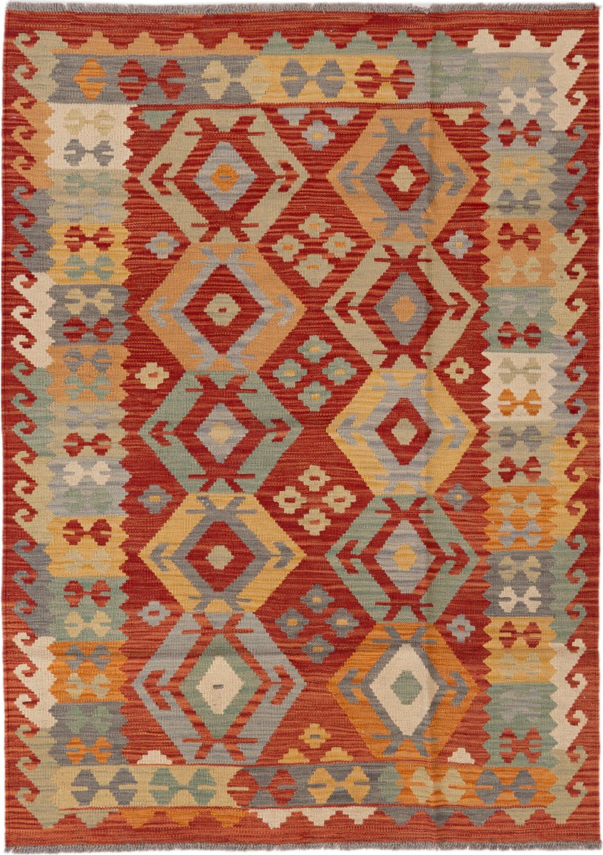 Tapis afghan Kilim Afghan 175x126 175x126, Tapis persan Tissé à la main