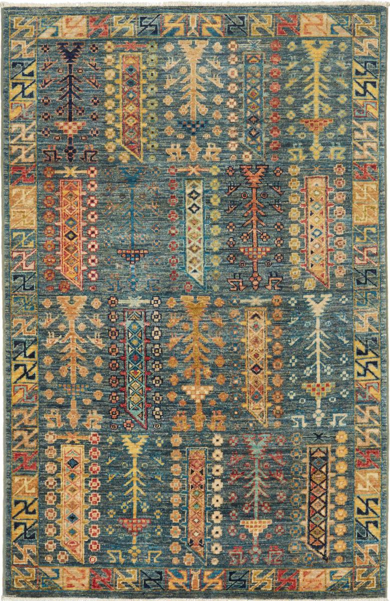Pakistani rug Arijana Klassik 5'0"x3'3" 5'0"x3'3", Persian Rug Knotted by hand