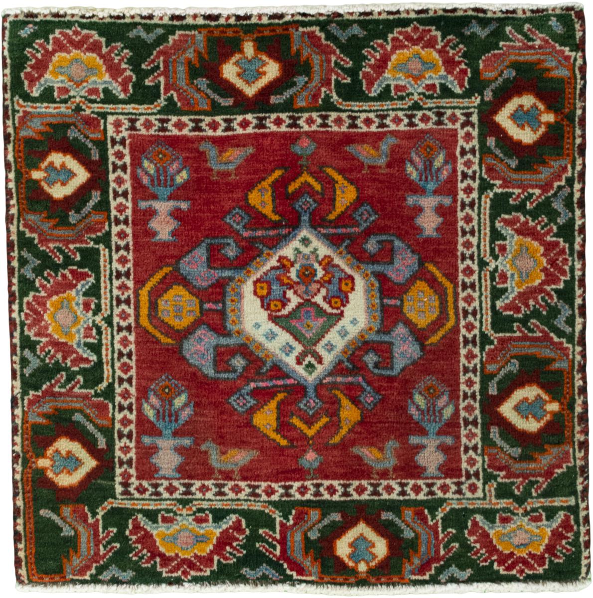 Perzisch tapijt Shiraz 59x58 59x58, Perzisch tapijt Handgeknoopte