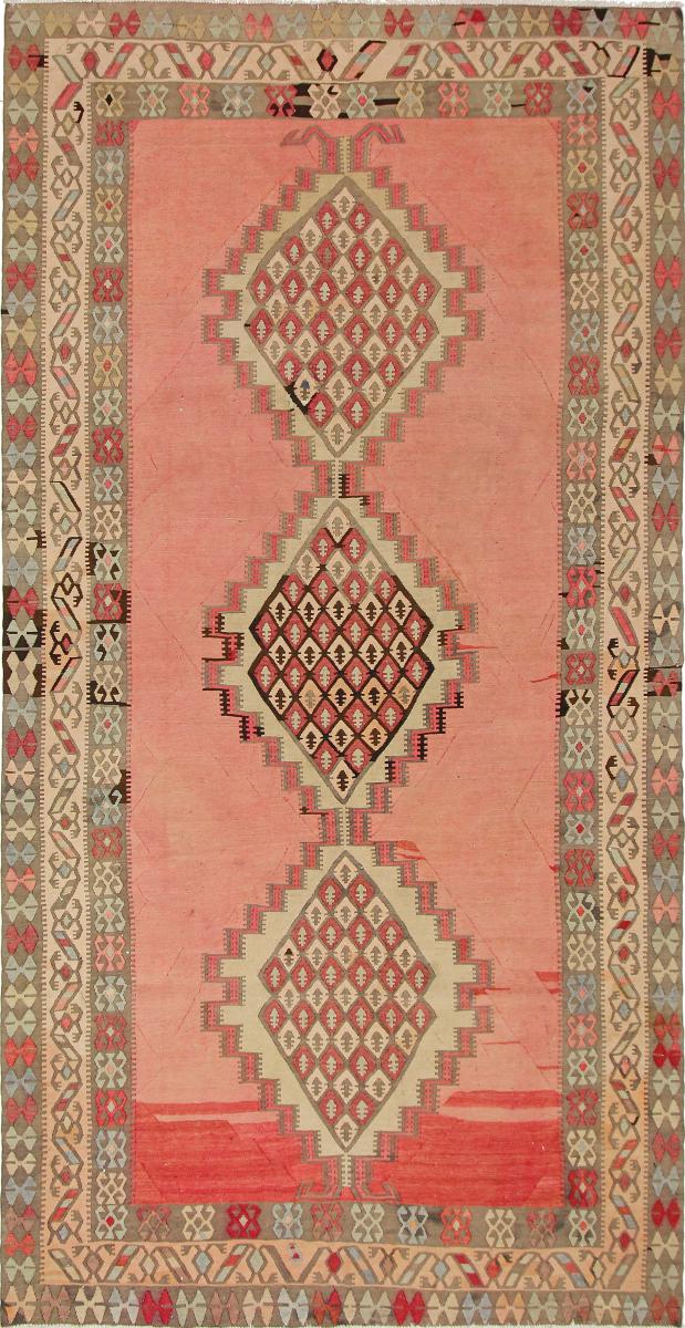 Tapete persa Kilim Fars Azerbaijan Antigo 393x200 393x200, Tapete persa Tecido à mão