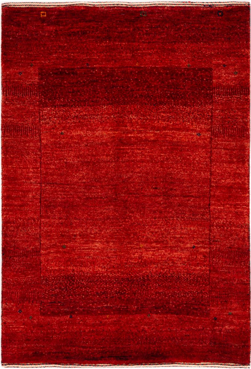 Alfombra persa Persia Gabbeh Loribaft Atash 89x59 89x59, Alfombra persa Anudado a mano