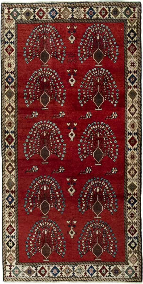 Persian Rug Persian Gabbeh Old 251x126 251x126, Persian Rug Knotted by hand