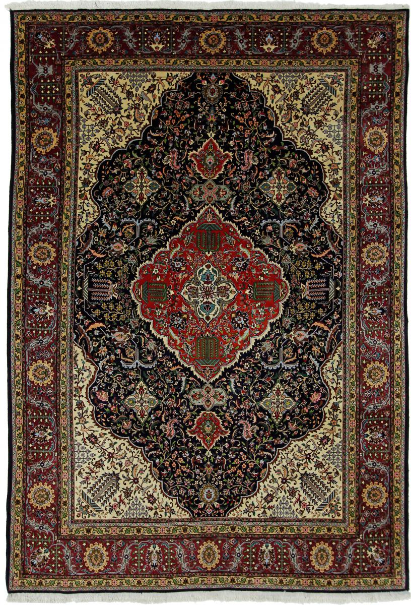 Tapete persa Tabriz 361x249 361x249, Tapete persa Atado à mão