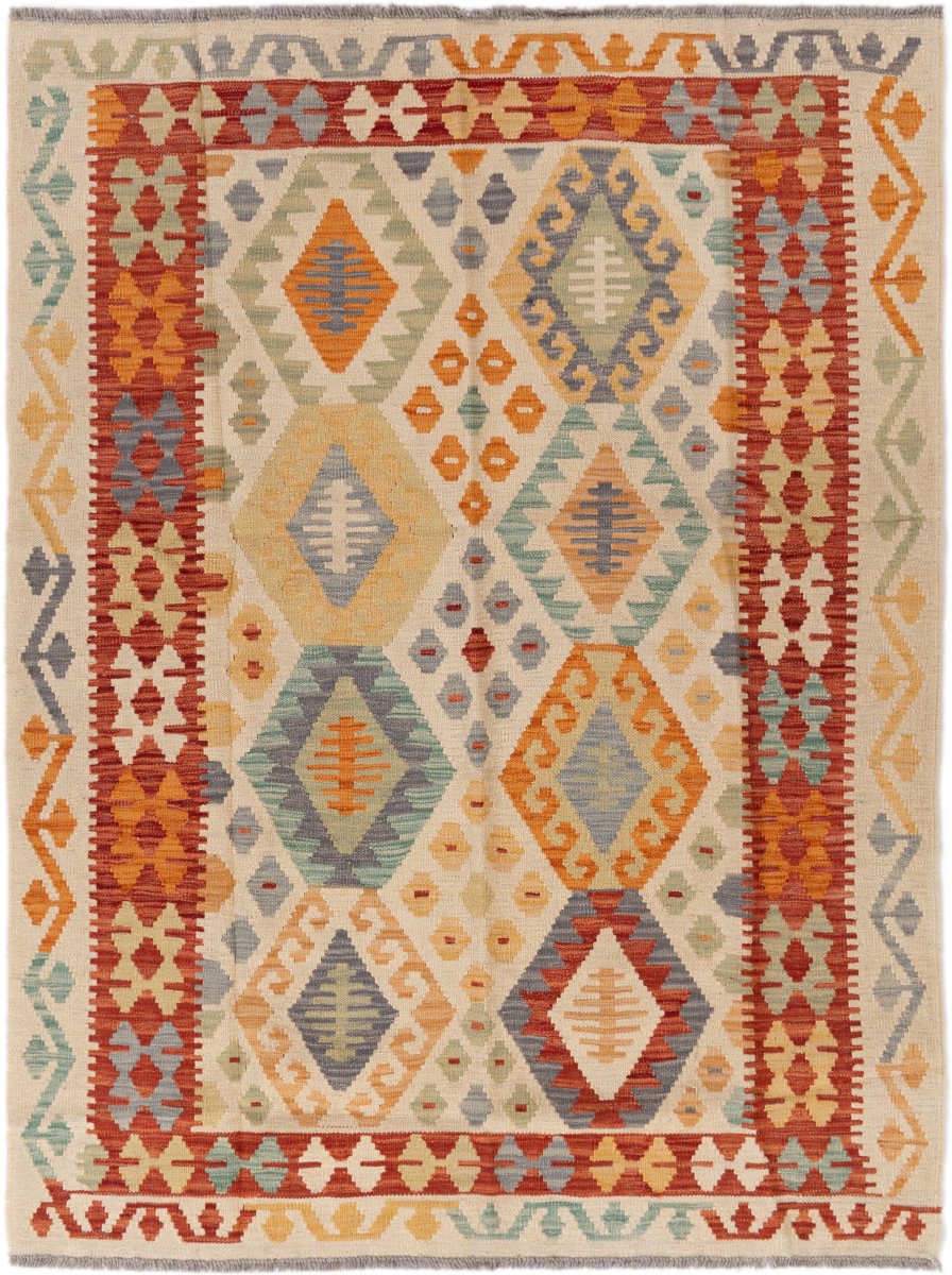 Afganistanilainen matto Kelim Afghan 172x130 172x130, Persialainen matto Käsinkudottu