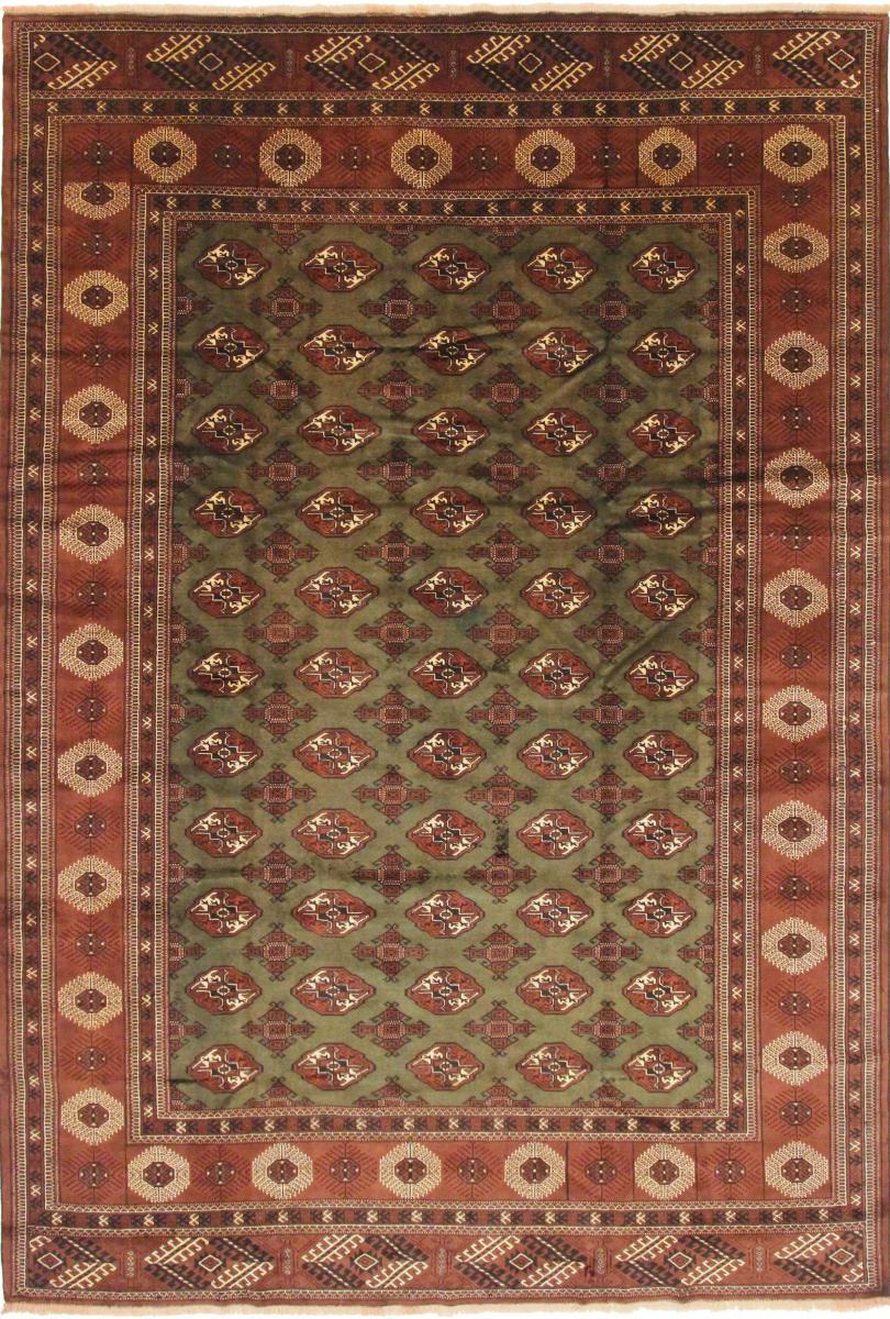 Tapete persa Turcomano 378x250 378x250, Tapete persa Atado à mão